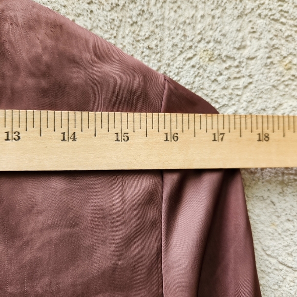 WILFRED Dress Women's Small Bronze Baby Doll Aritzia Lined Classic Luxury - Picture 8 of 12